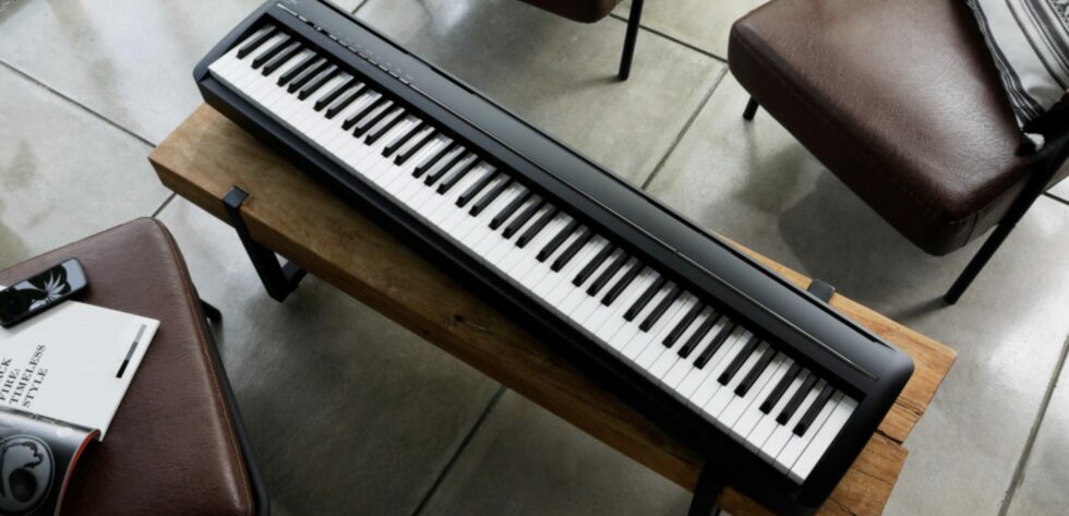 Support Clavier CASCHA Réglable - Chevalet Métal Pliable Pour Piano Électrique/Synthé (39.5-89cm, Noir)